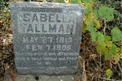 Isabella Tallman Grave Marker